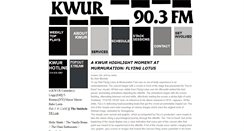 Desktop Screenshot of kwur.com